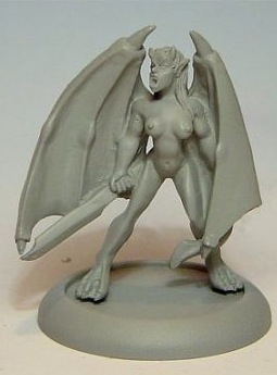 J'Mo the Limited Edition Naked Succubus by Spyglass Miniatures