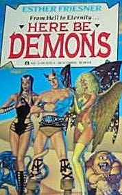 Here Be Demons Book Cover, written by Esther Friesner