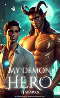 My Demon Hero eBook Cover, written by TJ Sparks