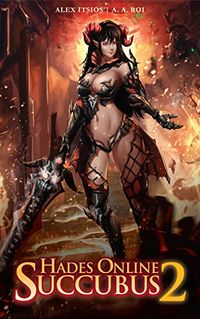 Hades Online: Succubus 2 eBook Cover, written by Alex Itsios and Alan Alaric Roi