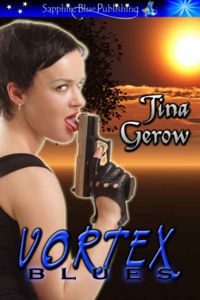 Vortex Blues Original eBook Cover, written by Tina Gerow