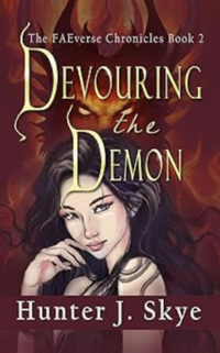Devouring the Demon eBook Cover, written by Hunter Skye