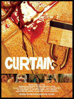 Movie poster for the short film Curtain