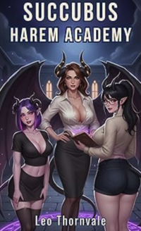Succubus Harem Academy eBook Cover, written by Leo Thornvale