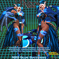 Blue Neo Succubus Set