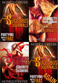 The Succubus Journals Books 1-4 eBook Cover, written by Monique Reyer