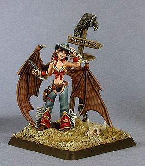 Cowgirl Sophie manufactured by Reaper Miniatures