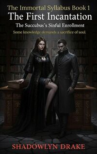 The First Incantation: The Succubus's Sinful Enrollment eBook Cover, written by Shadowlyn Drake