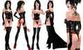 Temptation Sexy Devil Costume - Red and Black