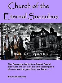 Church of the Eternal Succubus eBook Cover, written by Arvin Stevens