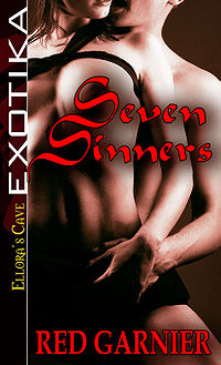 Seven Sinners eBook Cover, written by Red Garnier