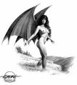 2008 Demoness artwork drawn by Jeff Grace