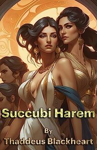 Succubi Harem eBook Cover, written by Thaddeus Blackheart