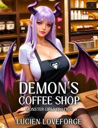 Demon's Coffee Shop eBook Cover, written by Lucien Loveforge