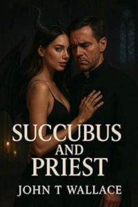 Succubus And The Priest eBook Cover, written by John T. Wallace