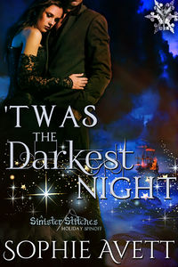 'Twas the Darkest Night Original eBook Cover, written by Sophie Avett