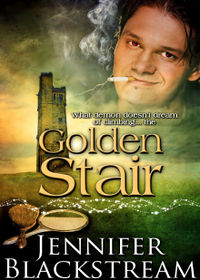 Golden Stair eBook Cover, written by Jennifer Blackstream