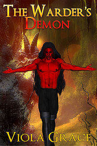 The Warder's Demon eBook Cover, written by Viola Grace