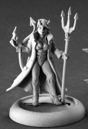 Supervillain Devil Girl Figurine by Reaper Miniatures