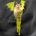 Demon Warrior Avatar in Yellow