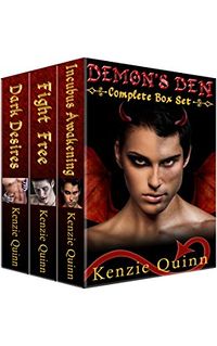 Demon's Den: Complete Boxed Set eBook Cover, written by Kenzie Quinn