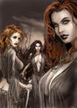 Cover Concept art for the graphic novel Succubes: Camilla