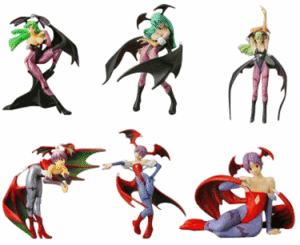 Capcom Figure Collection: Morrigan & Lilith PVC Action Figures