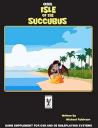 Isle of the Succubus eBook Cover, written by Michael Robinson