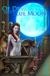 Of Demons and Blue Moons eBook Cover, written by Andy Farman